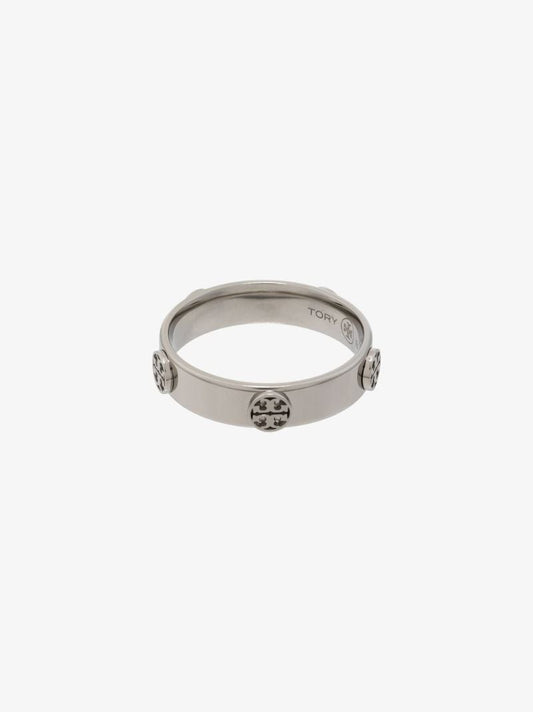 Silver Tone Stud Ring