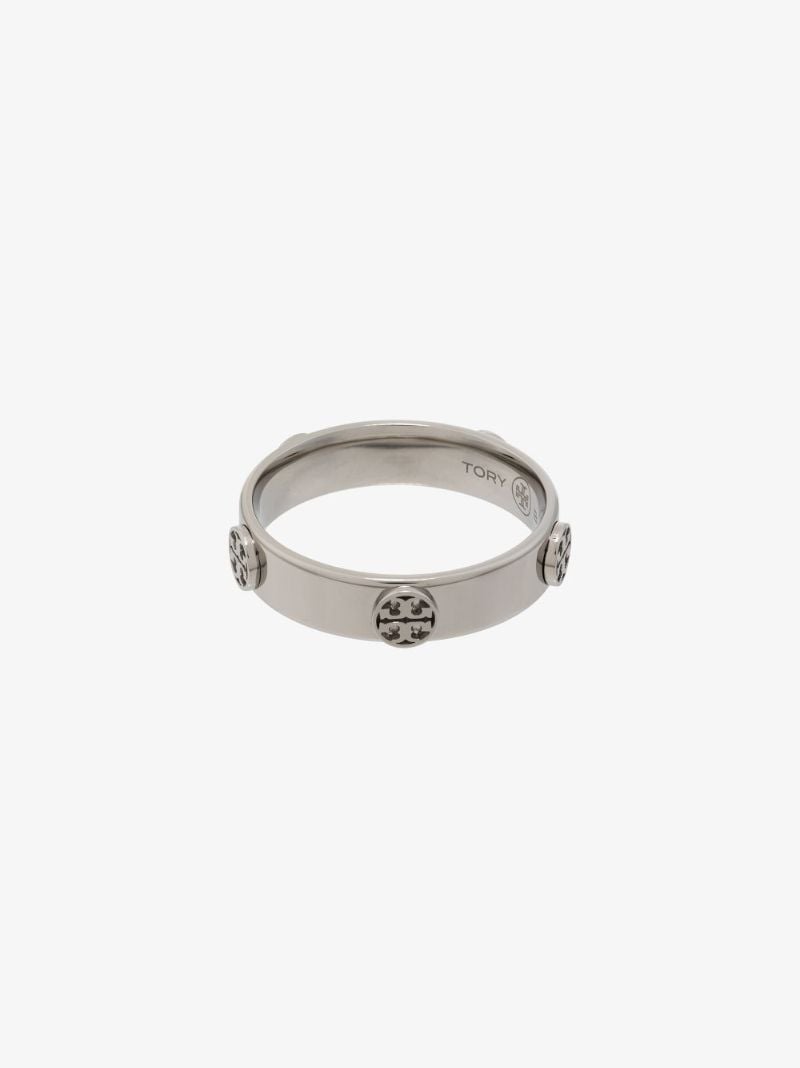 Silver Tone Stud Ring