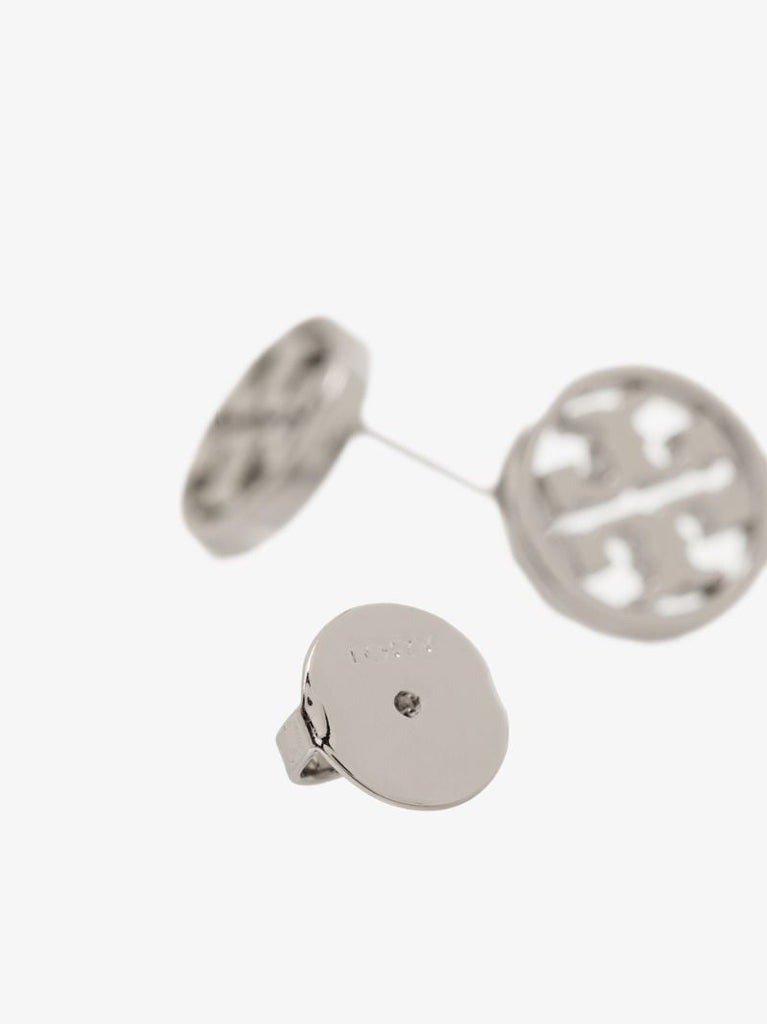 Silver Tone Miller Stud Earrings