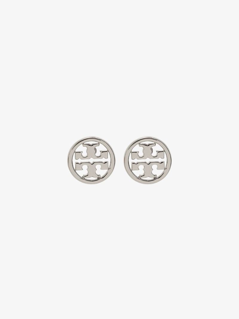 Silver Tone Miller Stud Earrings
