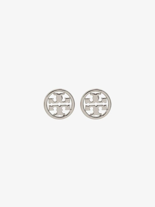 Silver Tone Miller Stud Earrings