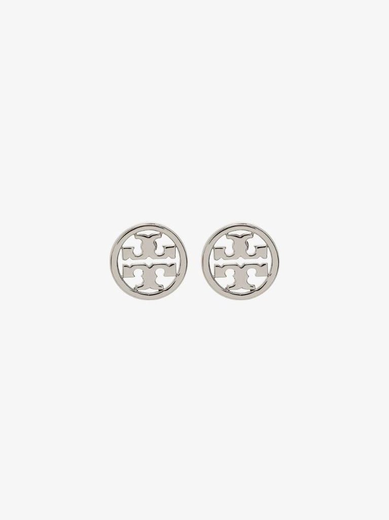 Silver Tone Miller Stud Earrings