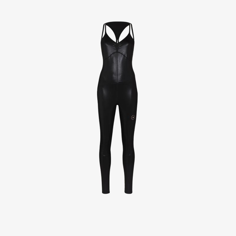 Shiny Cross Back Jumpsuit