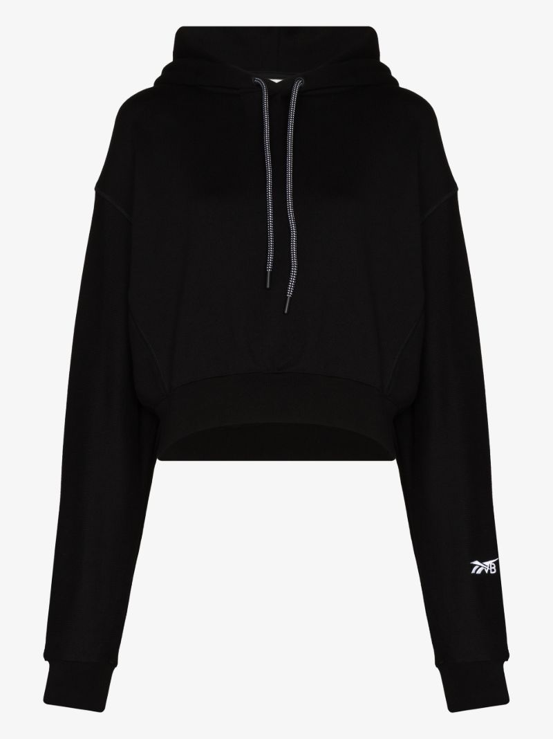 Logo Cropped Hoodie