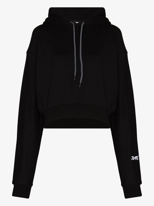 Logo Cropped Hoodie