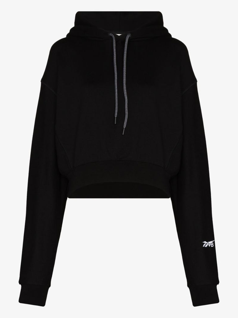 Logo Cropped Hoodie