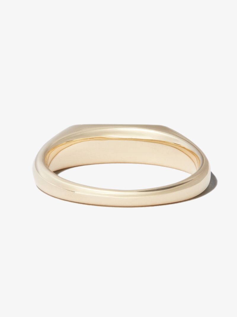 9k Yellow Gold Knut Signet Ring