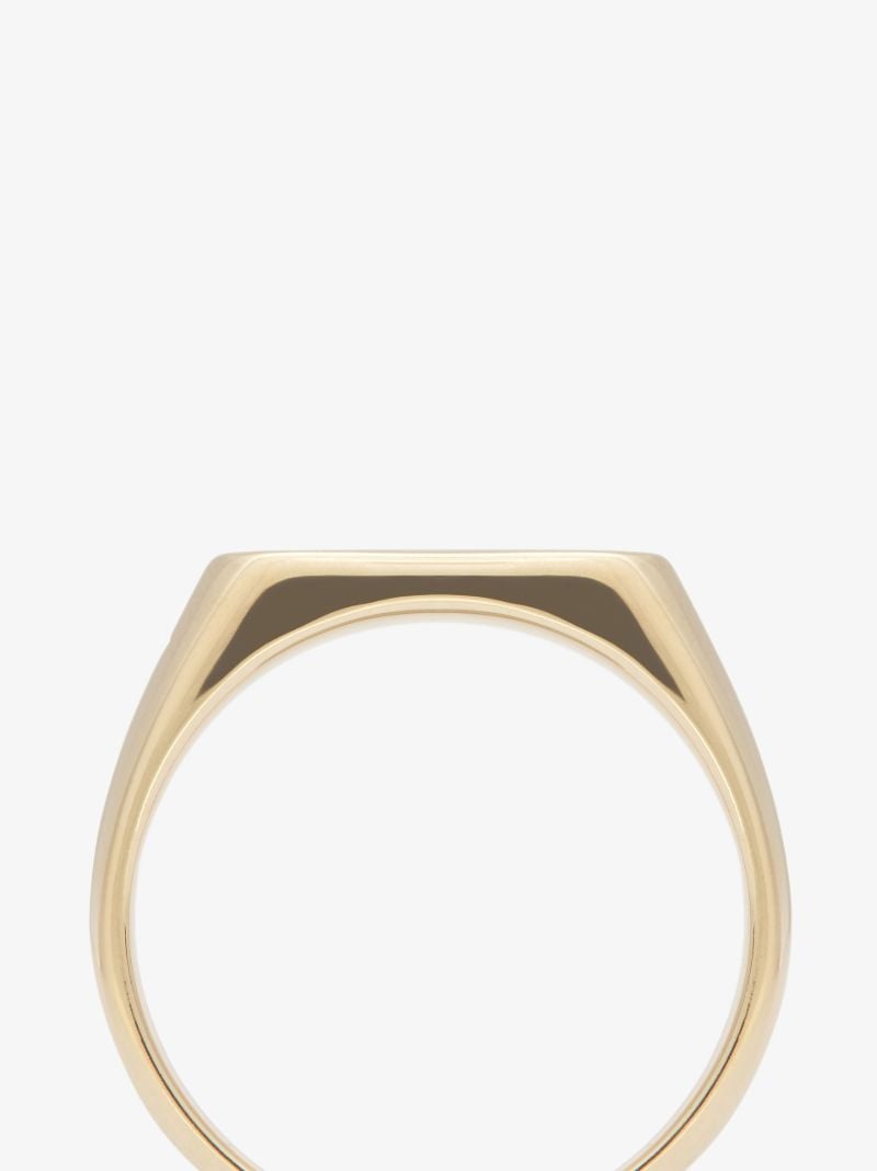 9k Yellow Gold Knut Signet Ring