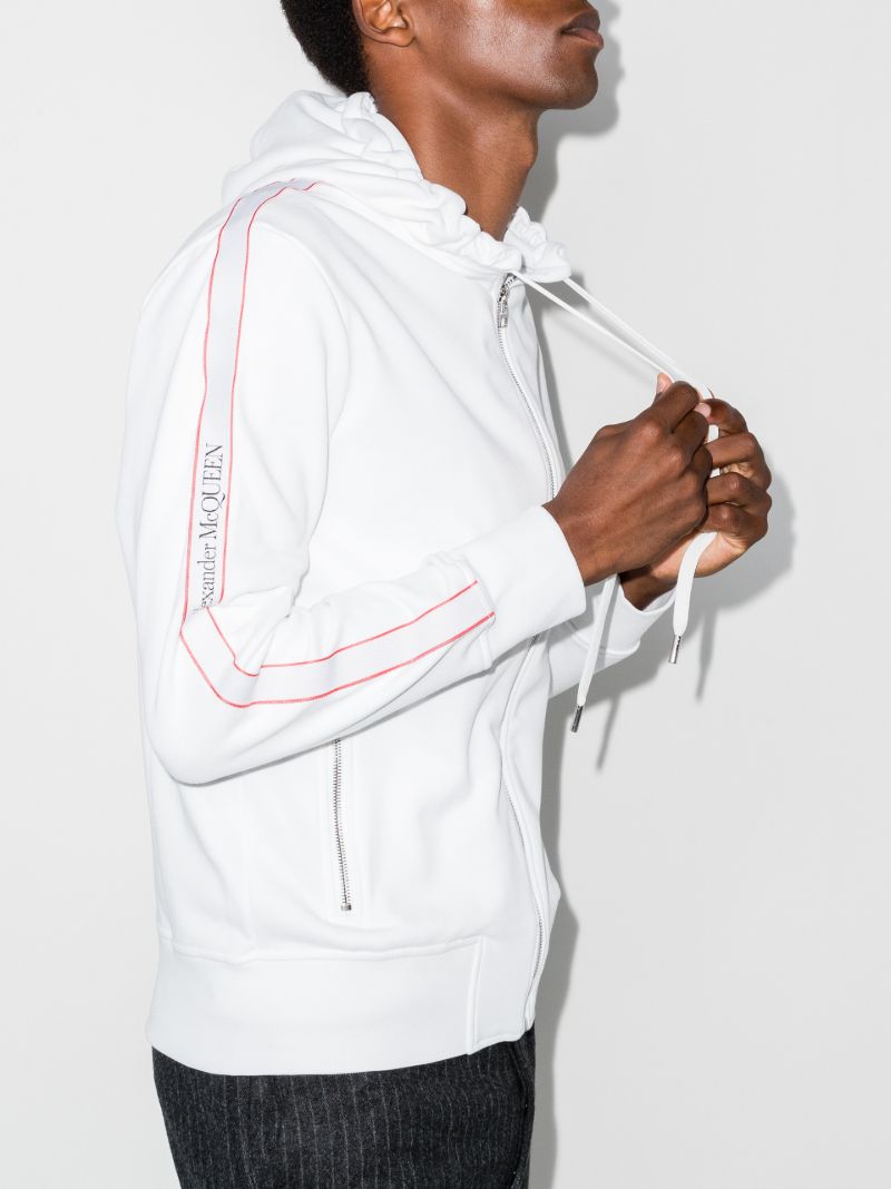 Logo Tape Cotton Hoodie