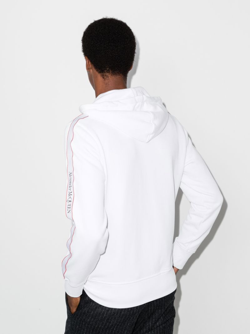 Logo Tape Cotton Hoodie