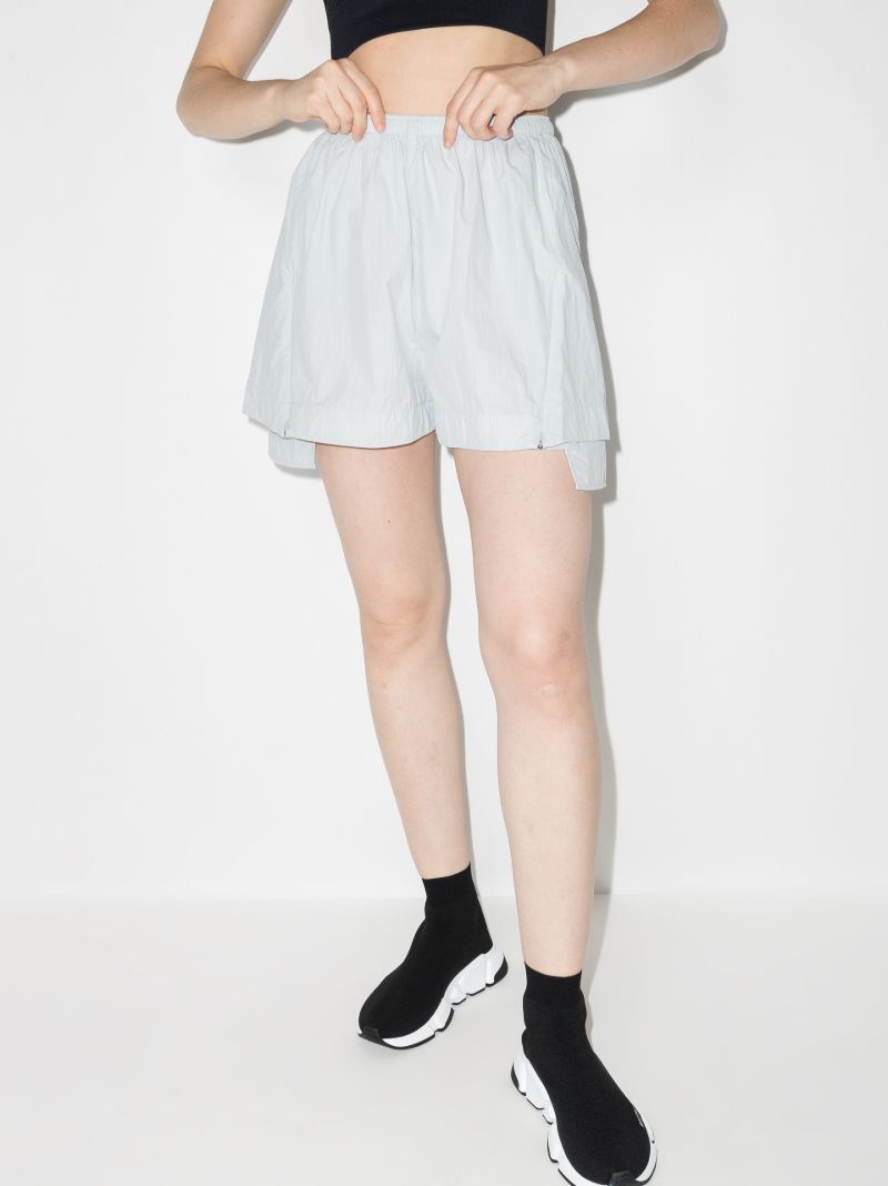 Layered Hem Running Shorts