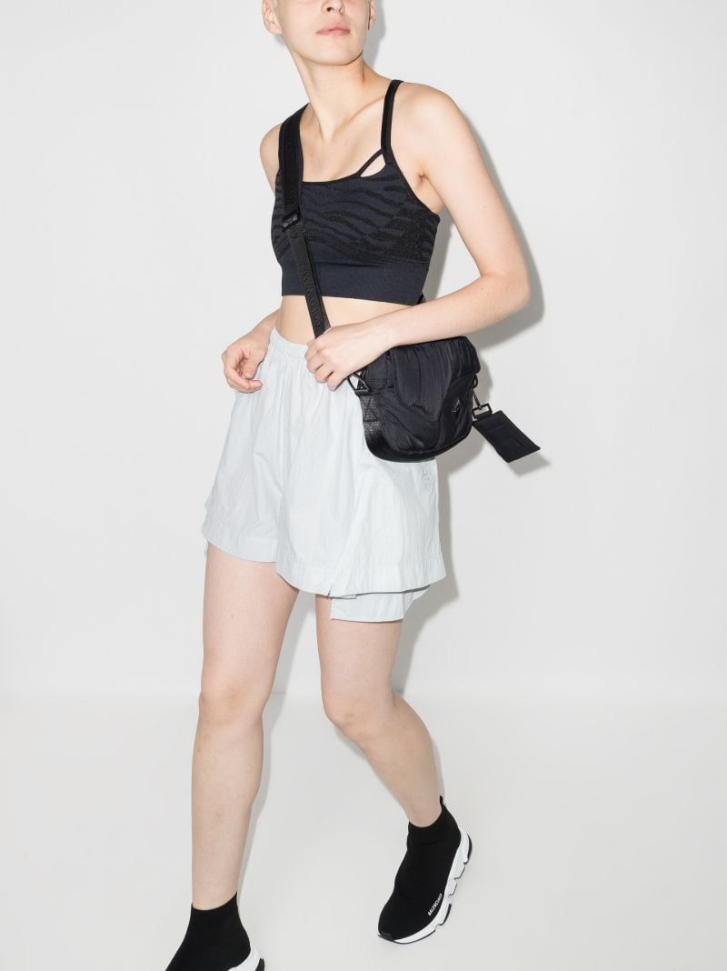 Layered Hem Running Shorts