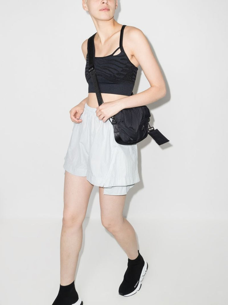 Layered Hem Running Shorts