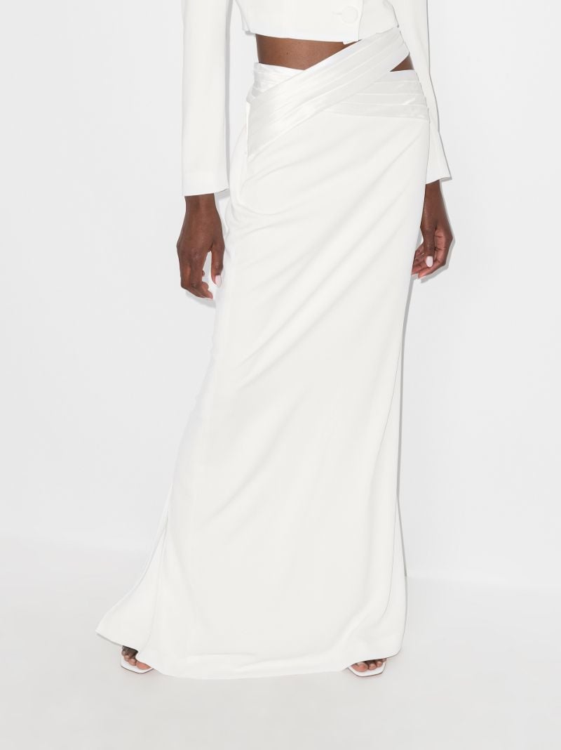 Cutout Straight Maxi Skirt
