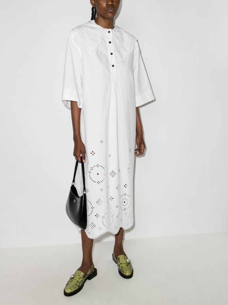 Large Collar Cotton Dress