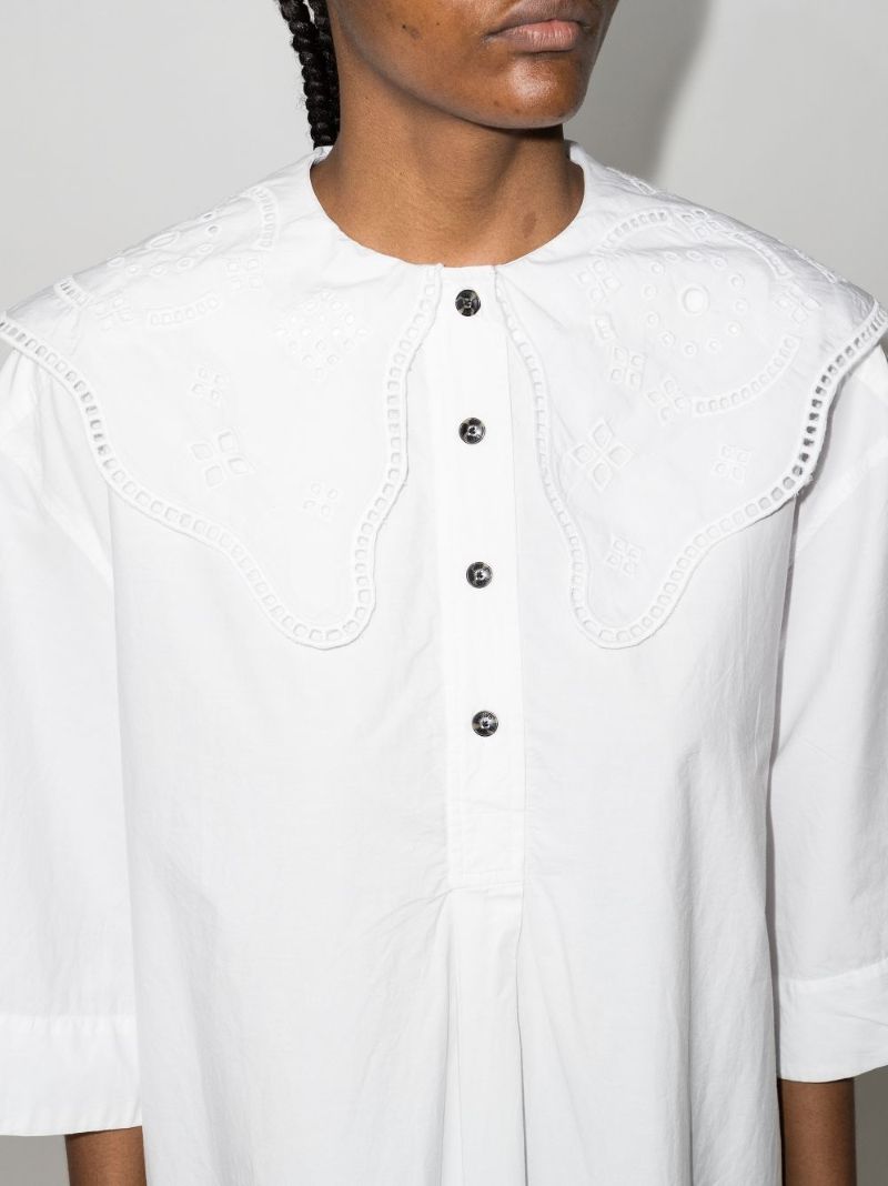 Large Collar Cotton Dress