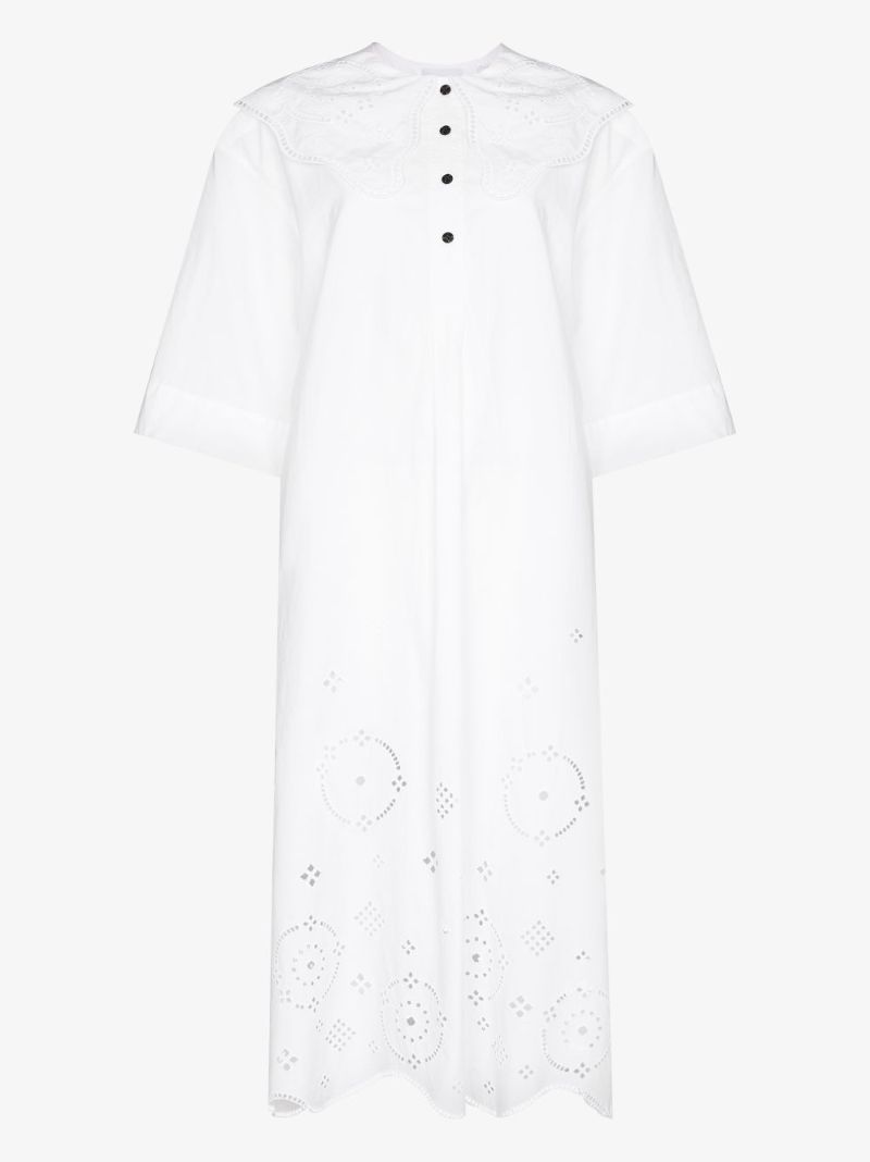 Large Collar Cotton Dress