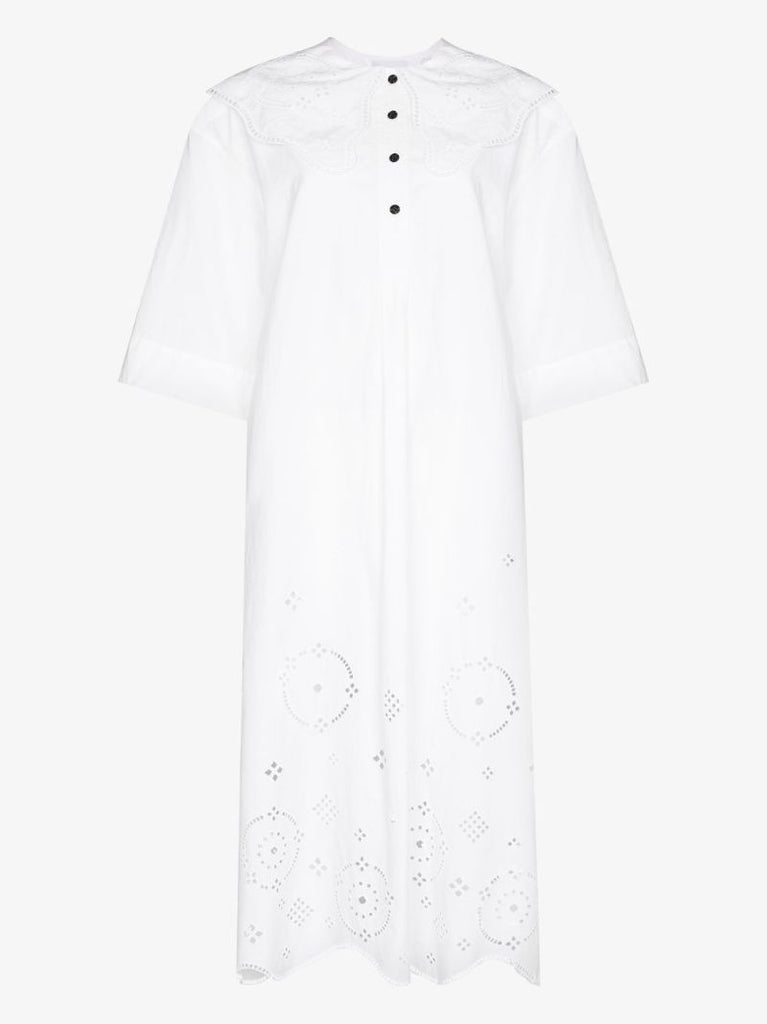 Large Collar Cotton Dress