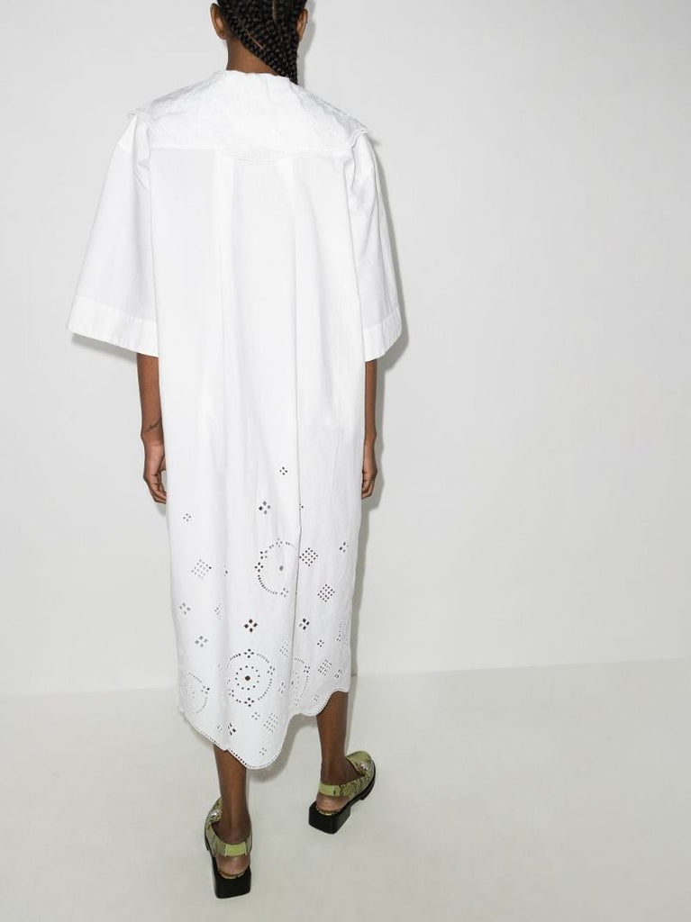 Large Collar Cotton Dress