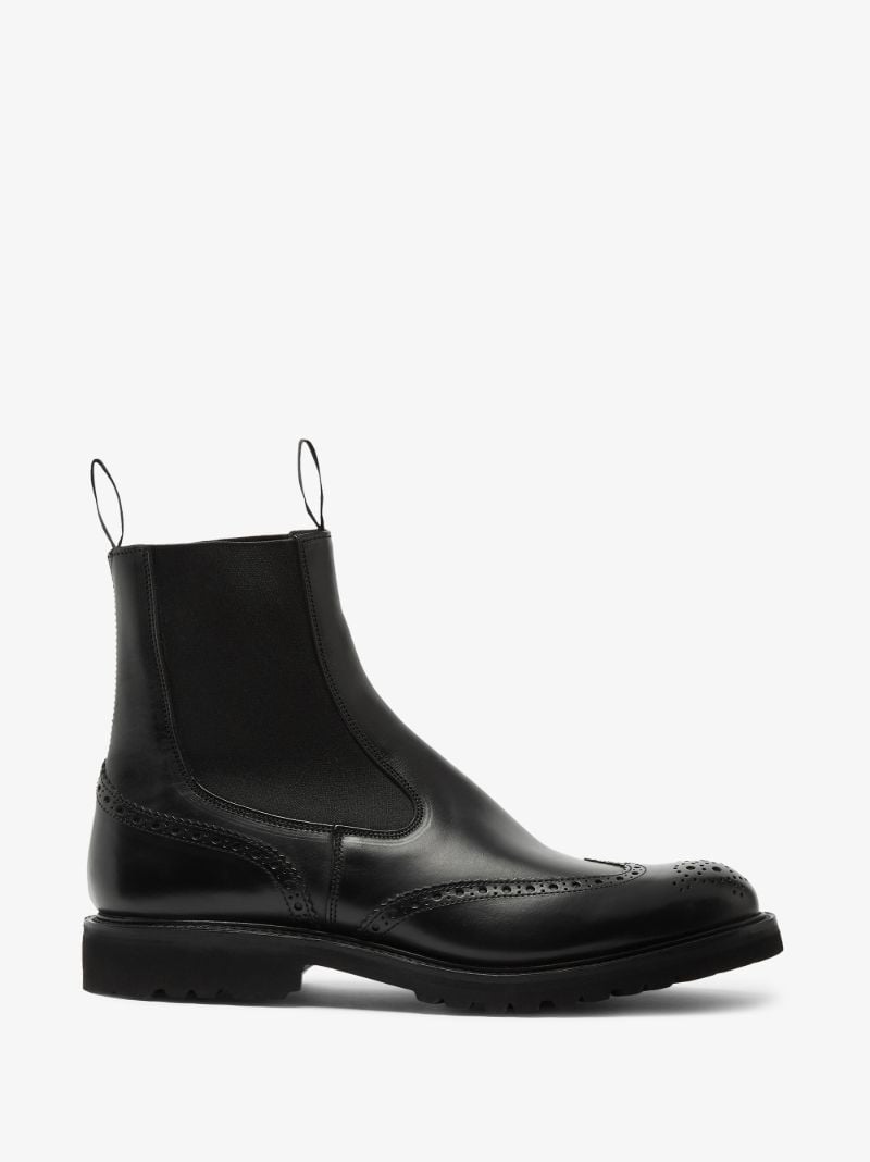 Black Henry Leather Chelsea Boots