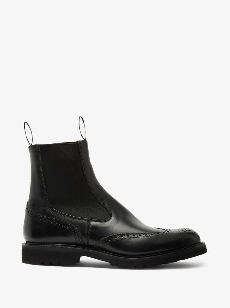 Black Henry Leather Chelsea Boots