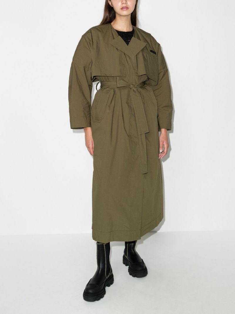 Oversized Belted Trench Coat
