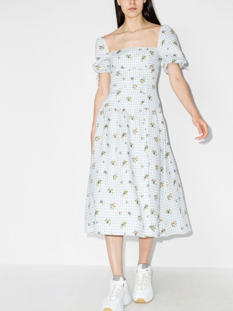 Melony Floral-print Midi Dress