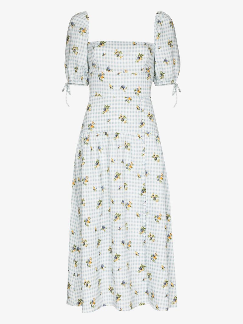 Melony Floral-print Midi Dress