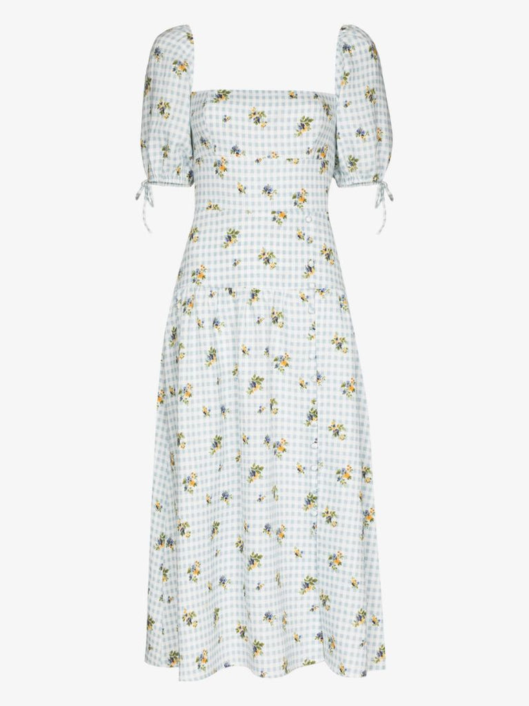 Melony Floral-print Midi Dress