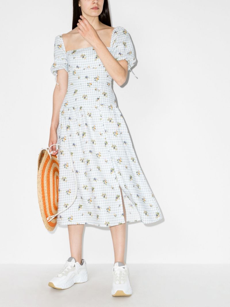 Melony Floral-print Midi Dress