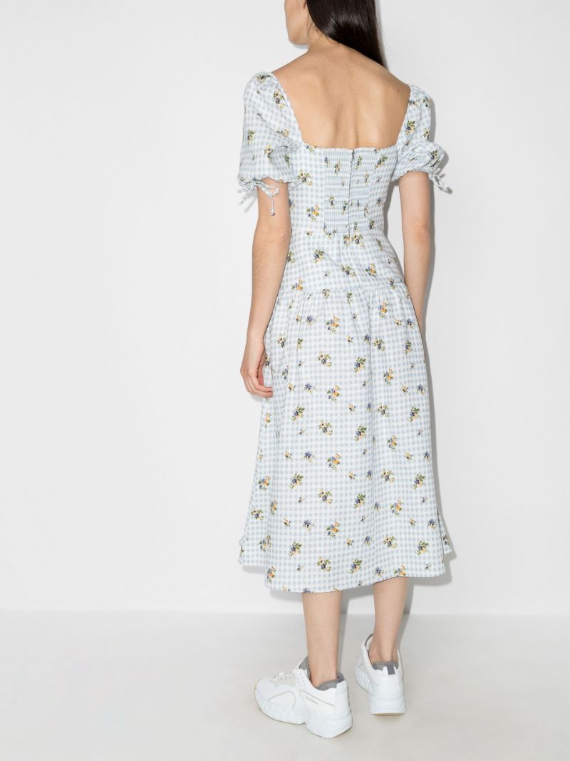 Melony Floral-print Midi Dress