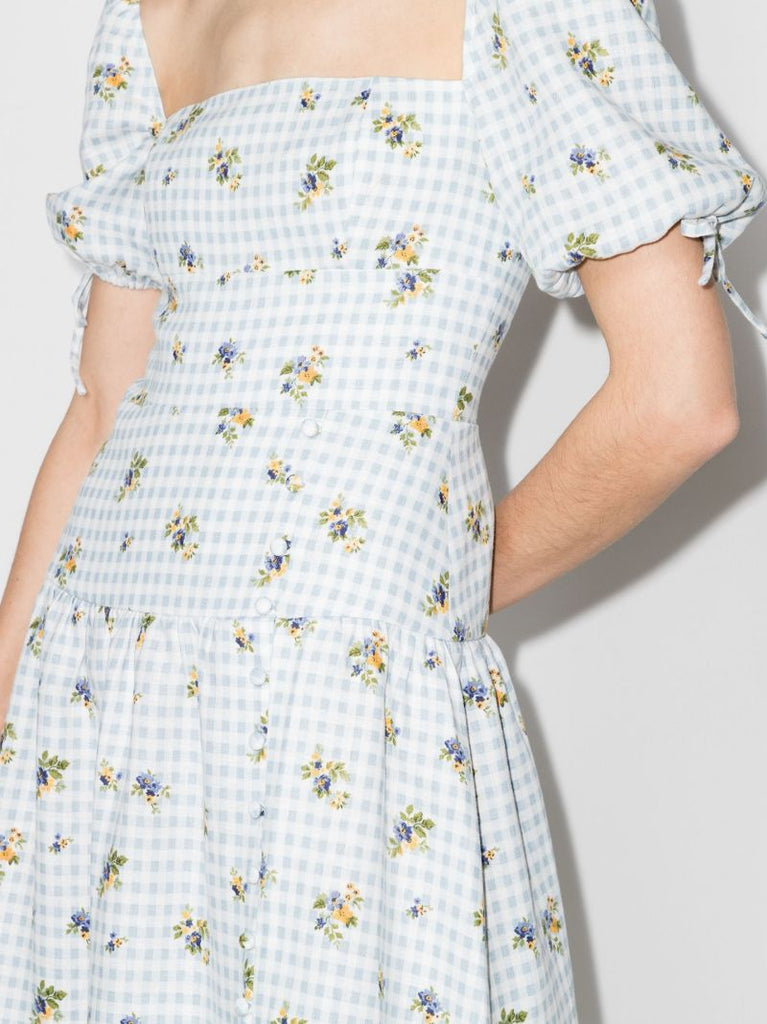 Melony Floral-print Midi Dress