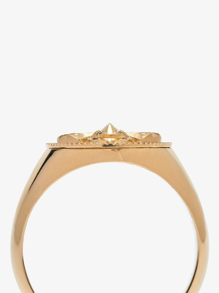 18k Yellow Gold Taurus Signet Ring