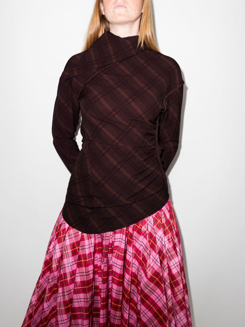 Runup Asymmetric Checked Top