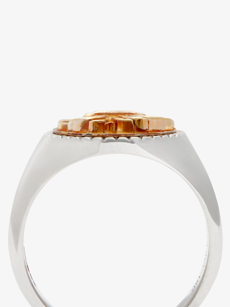18k Yellow Gold Leo Signet Ring