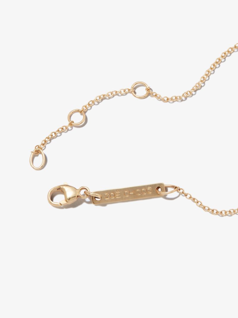 14k Yellow Gold Dangling Diamond Bracelet