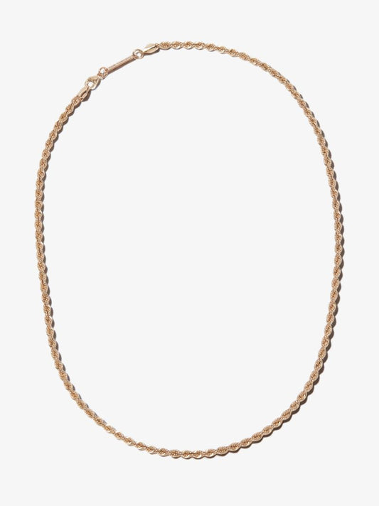 14k Yellow Gold Twist Chain Necklace