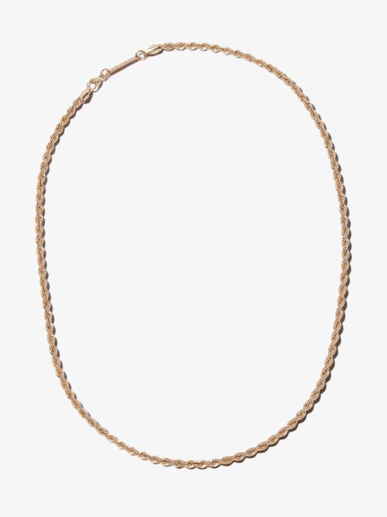 14k Yellow Gold Twist Chain Necklace