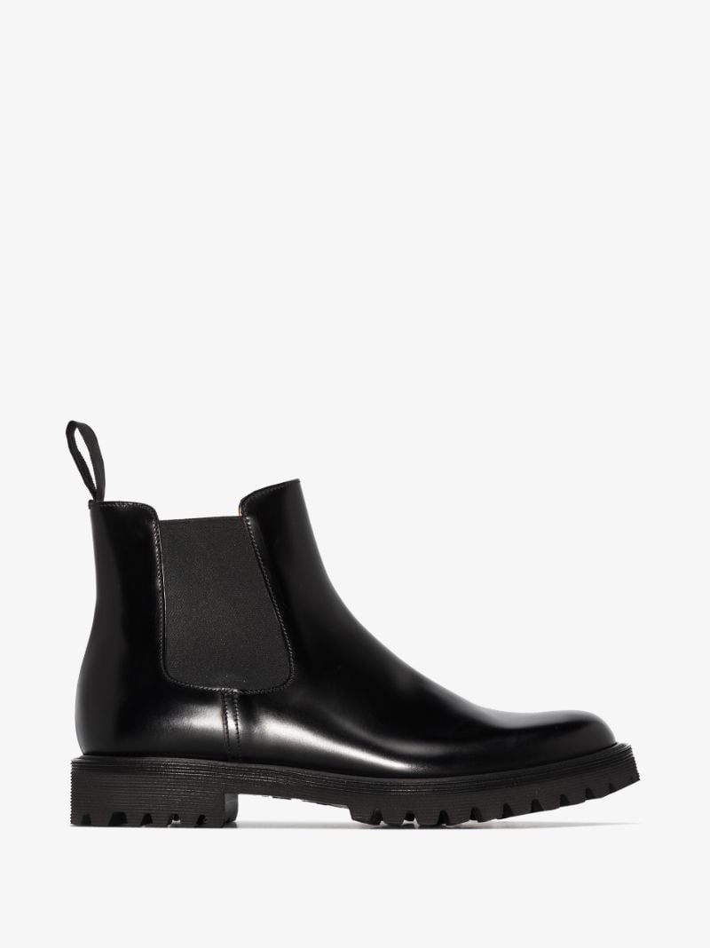 Black Nirah Leather Chelsea Boots