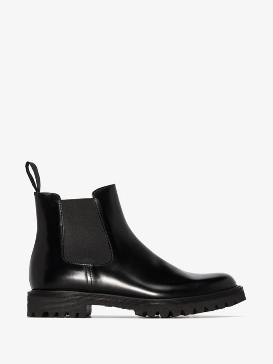 Black Nirah Leather Chelsea Boots