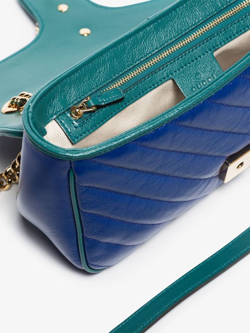Gg Marmont Leather Shoulder Bag