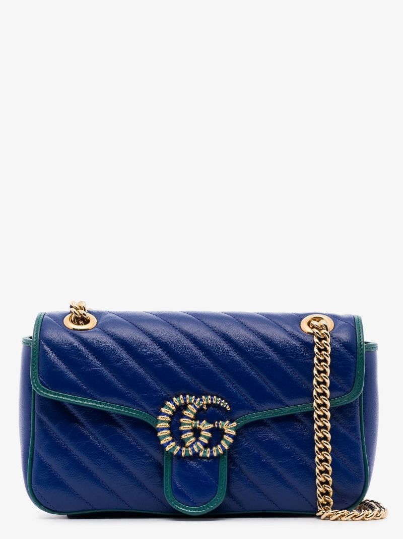 Gg Marmont Leather Shoulder Bag