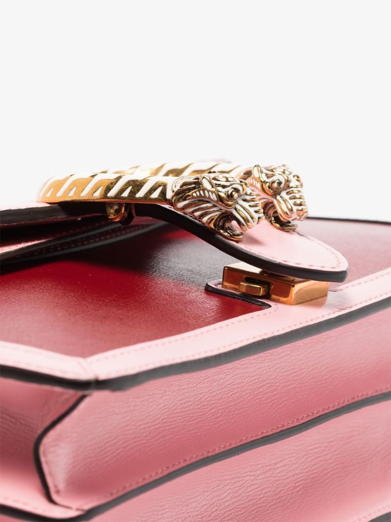 Red and Pink Dionysus Small Leather Shoulder Bag
