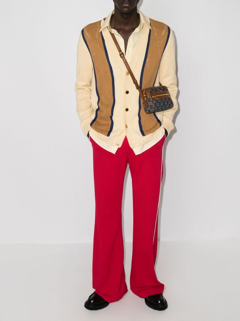 Gg Jacquard Knit Cardigan