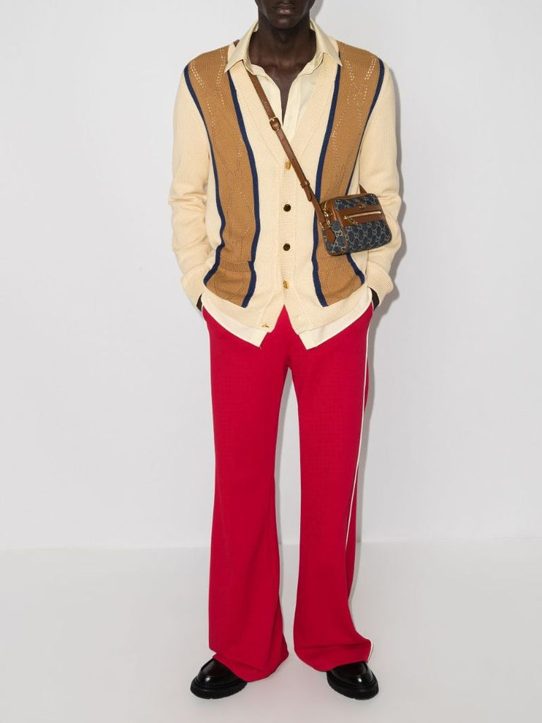 Gg Jacquard Knit Cardigan