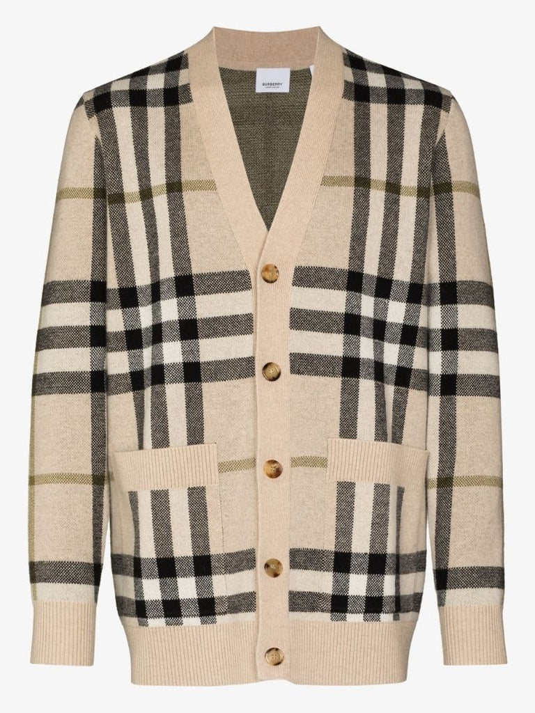 Wilmore Check Print Cardigan