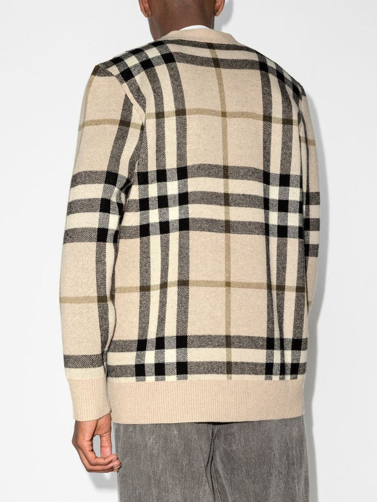Wilmore Check Print Cardigan