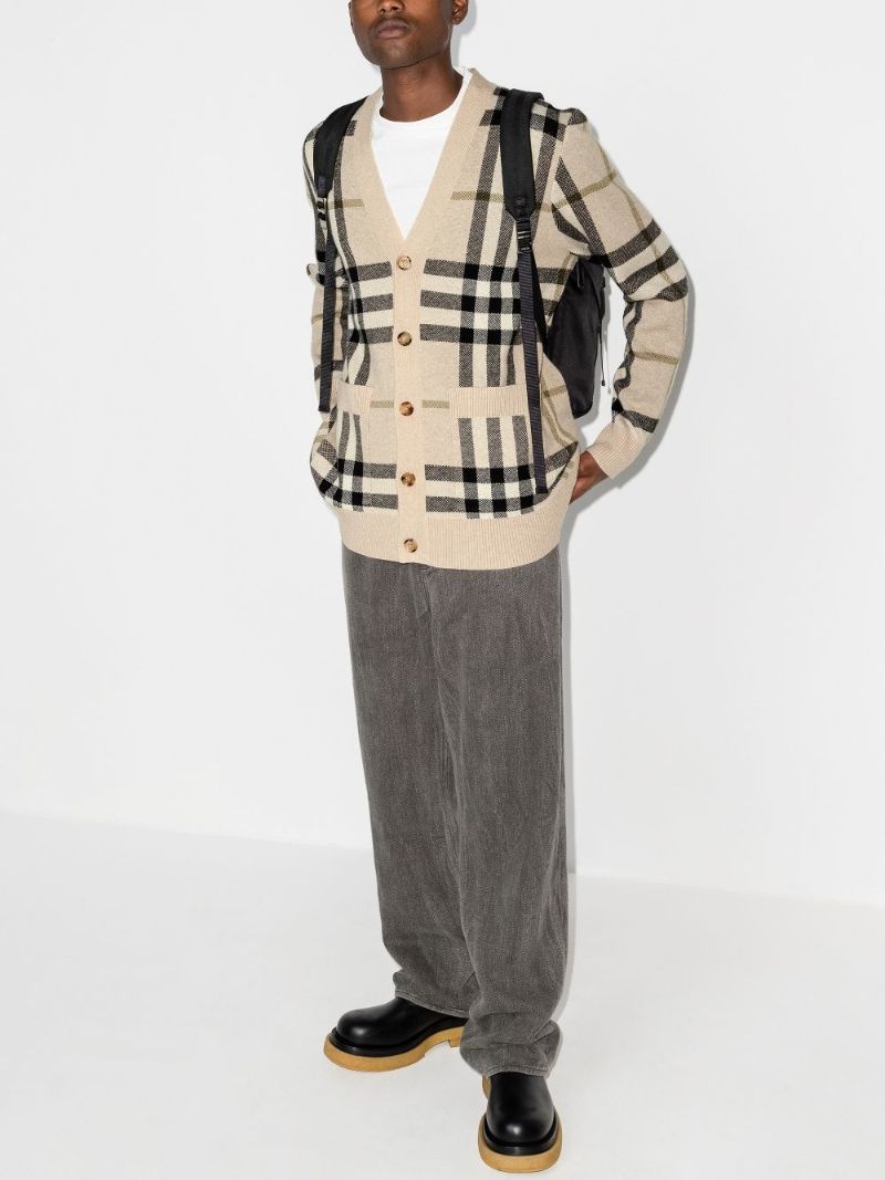 Wilmore Check Print Cardigan
