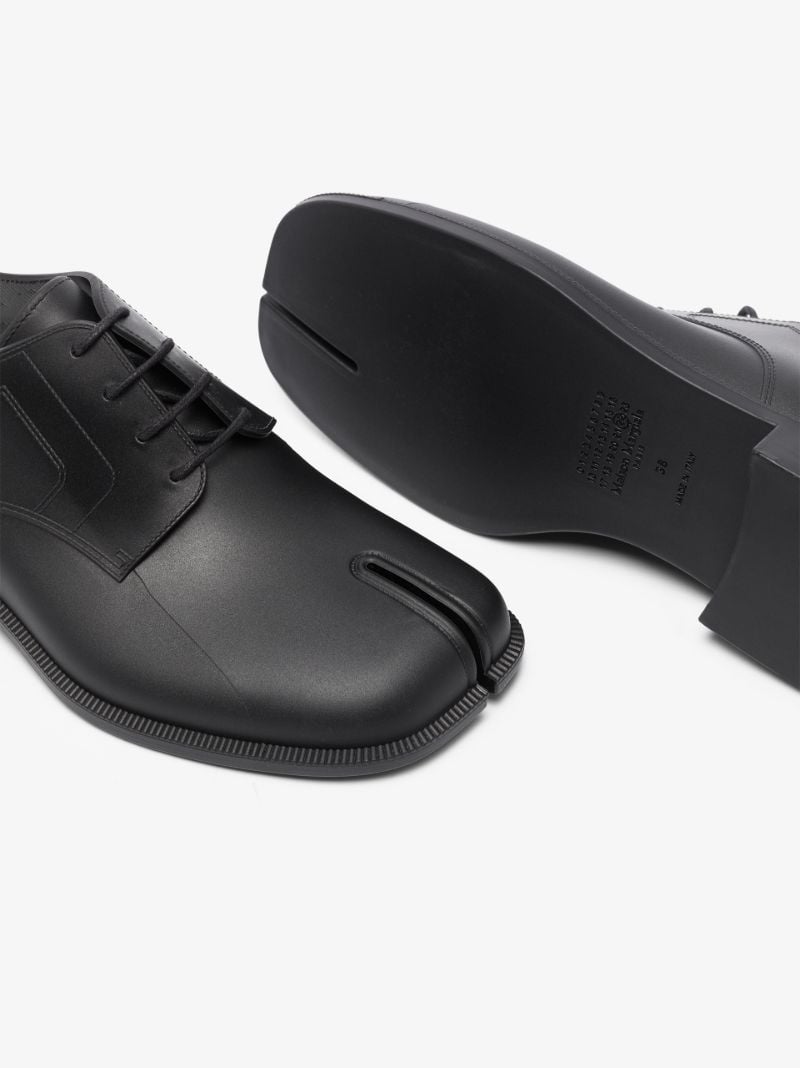 Black Tabi Rubber Brogues