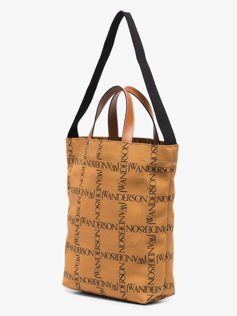 Neutral Logo Shopper Tote Bag
